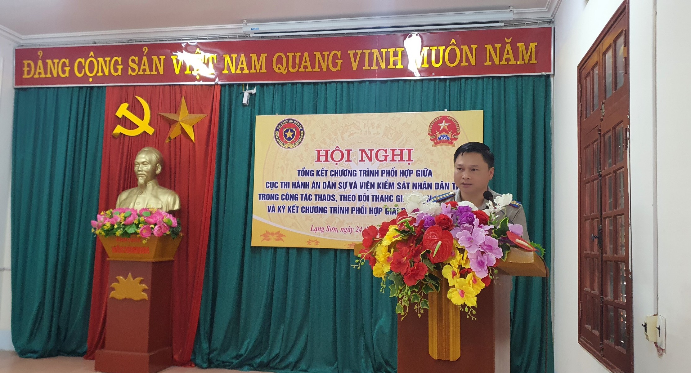 Tổng kết chương trình phối hợp giữa CTHADS tỉnh Lạng Sơn và VKSND tỉnh Lạng Sơn 2023-2028 2